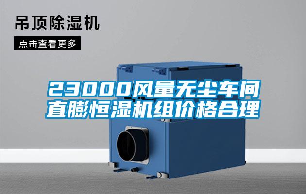 23000風(fēng)量無塵車間直膨恒濕機(jī)組價格合理