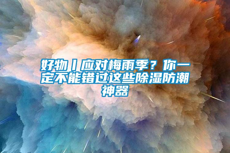 好物丨應(yīng)對(duì)梅雨季？你一定不能錯(cuò)過這些除濕防潮神器