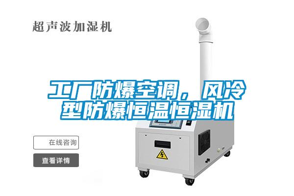 工廠防爆空調(diào)，風(fēng)冷型防爆恒溫恒濕機(jī)