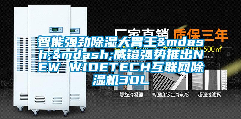 智能強勁除濕大胃王——威鐙強勢推出NEW WIDETECH互聯(lián)網(wǎng)除濕機30L